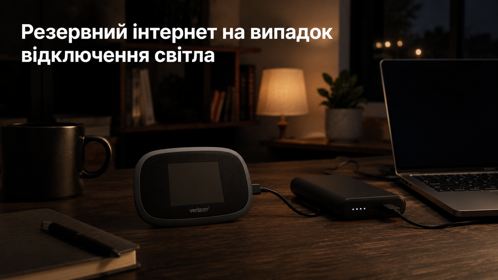 Резервний інтернет на випадок відключення світла