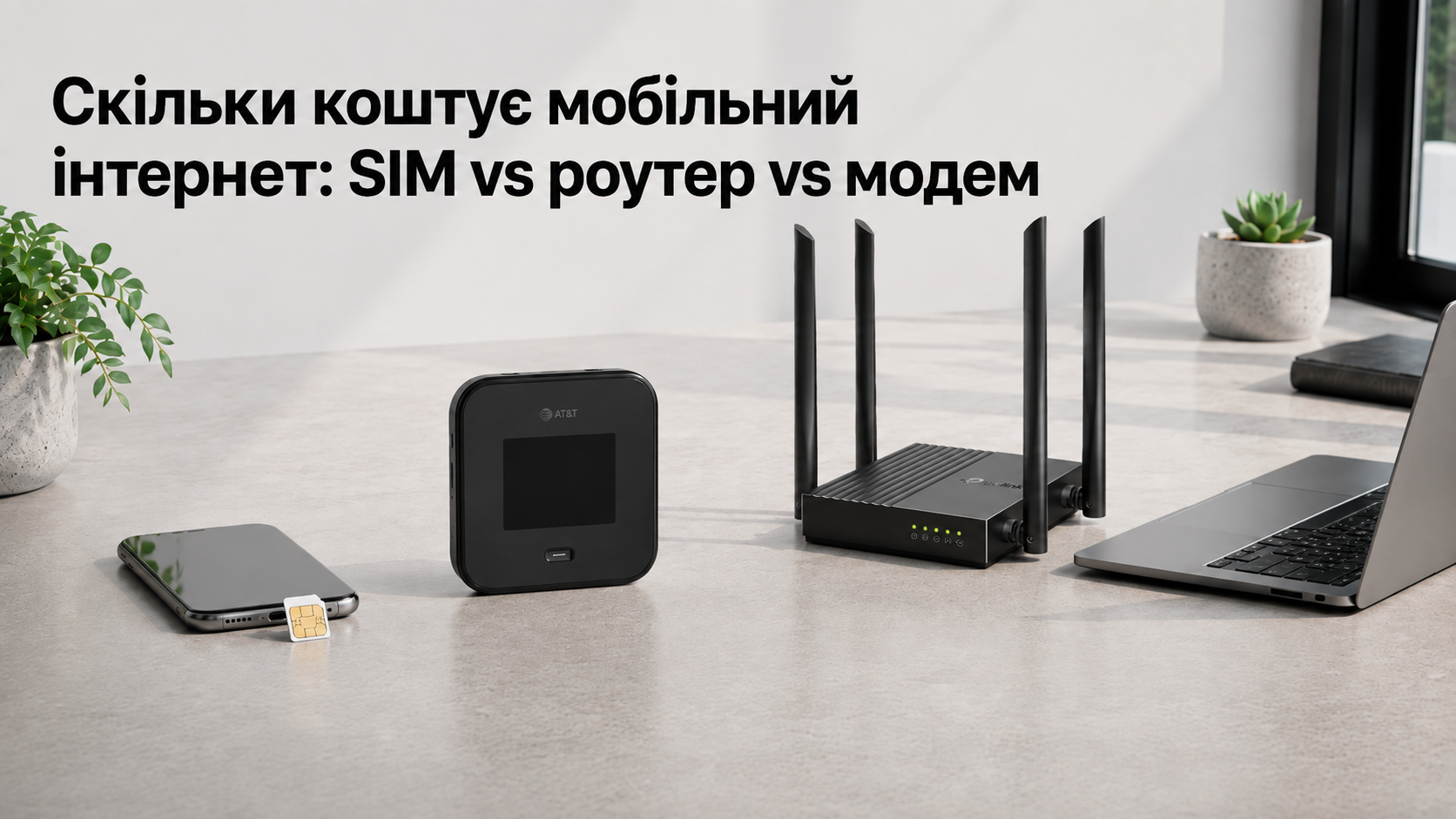 Скільки коштує мобільний інтернет: SIM vs роутер vs модем
